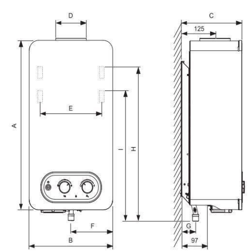 Calentador 11 L Atmosférico Bajo Butano Clase-A BOSCH THERM4204