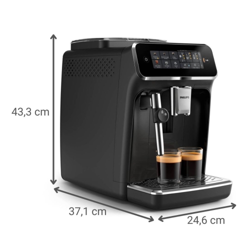 Cafetera Superautomática Philips EP3321/40 19 Bares Negra con Molinillo Integrado