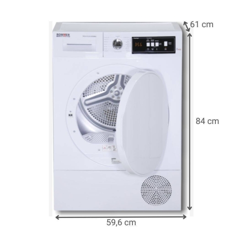 Secadora ROMMER SOLEPLUS8 8 Kg Bomba de Calor Clase E
