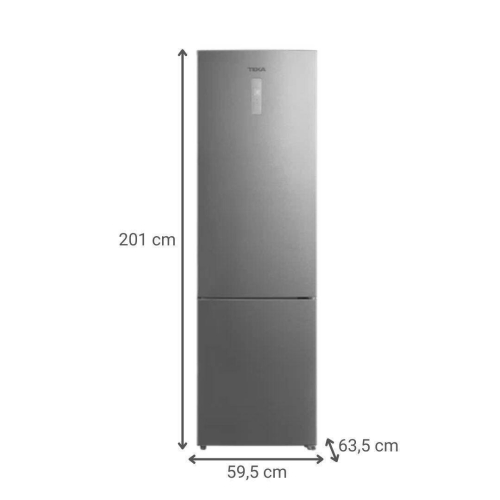 Frigorífico Combi TEKA 113410026 NFL 4300 Inox 330L No Frost Inverter