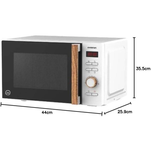Microondas INFINITON MWS710 20L 800W Blanco Display LCD