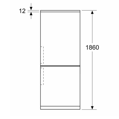 Frigorífico Combi Balay 3KFD655NI Cristal Negro No Frost 326L