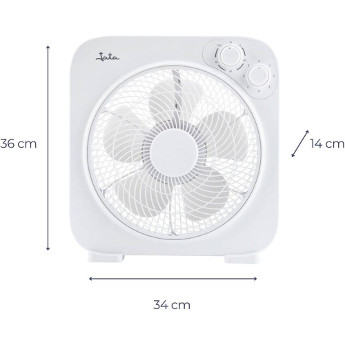Ventilador de Suelo con Temporizador 120 Minutos JATA BOXFAN JVVS3116