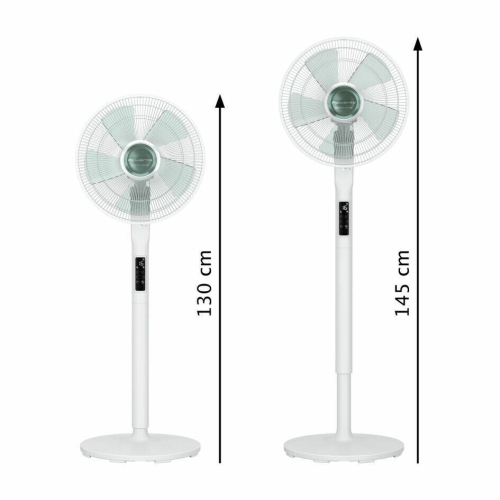 Ventilador de Pie Silencioso Blanco con Mando ROWENTA VU5890F0