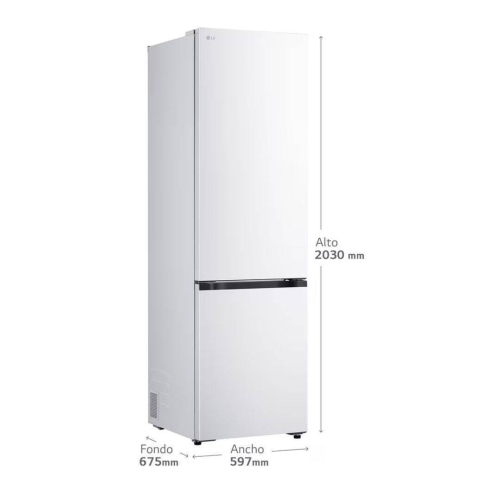 Frigorífico Combi LG 375L No Frost Blanco GBBS322CSW