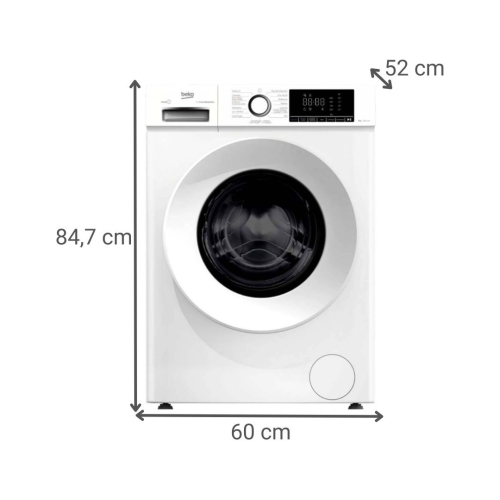 Lavadora BEKO B1XW864WSPT 8 Kg 1400 rpm Clase A SteamCure