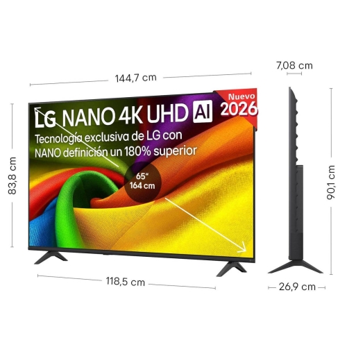 Televisor LG 65” 4K NanoCell Smart TV 65NU850B6LA