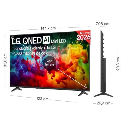 Televisor 65" LG Mini LED 4K Smart TV 65QNED72B6B