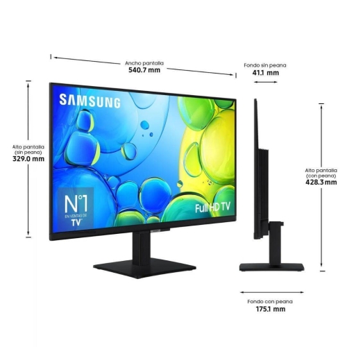 Televisor SAMSUNG 24" Smart TV Full HD HDR10+ TU24F6005FKXSP