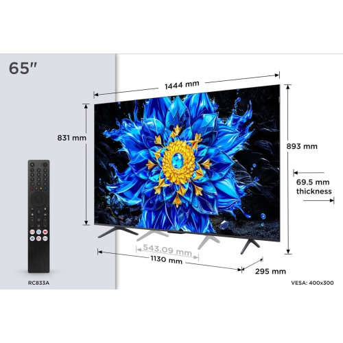 Televisor 65" TCL 65P8L Mini LED 144Hz Google TV