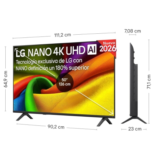 Televisor LG 50” 4K NanoCell Smart TV 50NU850B6LA