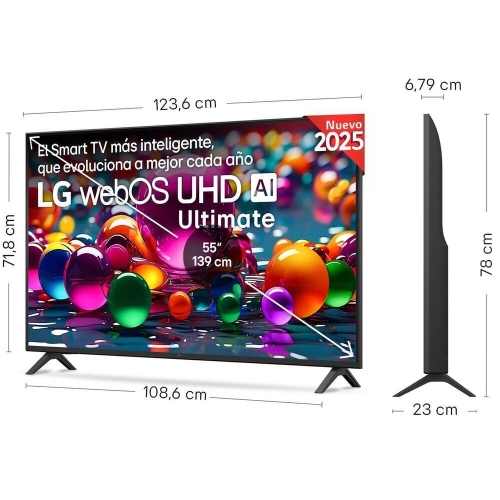 Televisor 55" LG UHD 4K Smart TV IA 55UA75006LA
