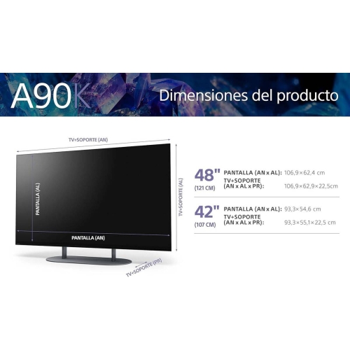 Televisor Sony BRAVIA XR OLED 42" 4K UHD HDR Google TV XR42A90KAEP Artículo de Exposición