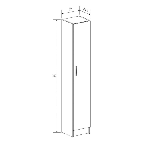 Mueble Multiusos de 1 Puerta 37 cm AURA