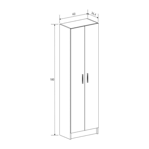 Mueble Multiusos de 2 Puertas 60 cm AURA