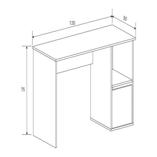 Mesa de Estudio con 1 Puerta AURA