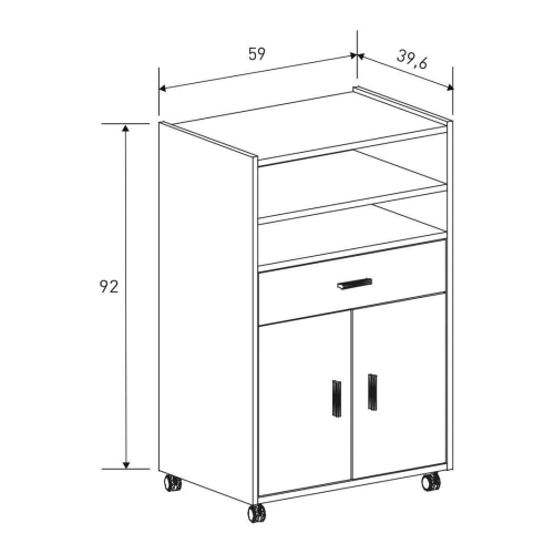 Mueble de Cocina de Melamina AURA