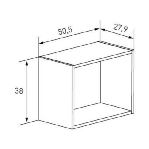 Estantería Cubo Color Mauvella-Beig ELBA A031EL06MVG