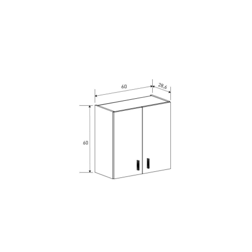 Mueble Auxiliar Alto 2 Puertas Mauvella-Beige ELBA A031EL13MVG
