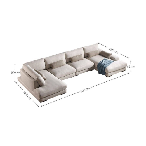 Sofa Modular Rinconera Derecha PAULA