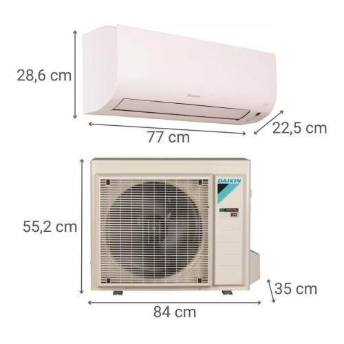 Aire acondicionado Daikin Comfora AXD25A Split Inverter 2200 Frigorías