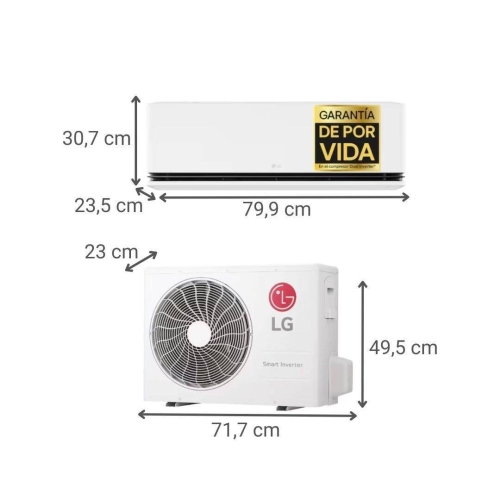 Aire acondicionado LG MAGNA09MX Split Inverter WiFi 2150 Frigorías