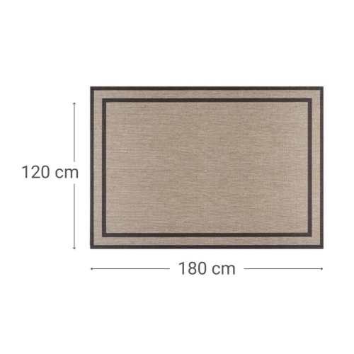 Alfombra de Tejido de Vinilo Marco Gold 120x180