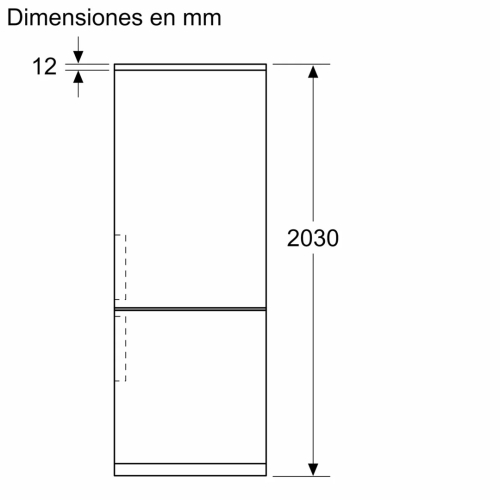Frigorífico Combinado No Frost en Cristal Negro BALAY 3KFC869NI