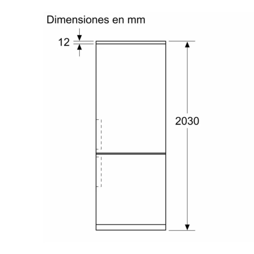 Frigorífico Combi BALAY 203 cm No Frost Clase C 3KFC879NI