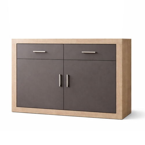 Aparador 2 Puertas LARA 90x120x41 en Color Cambrian-Grafito