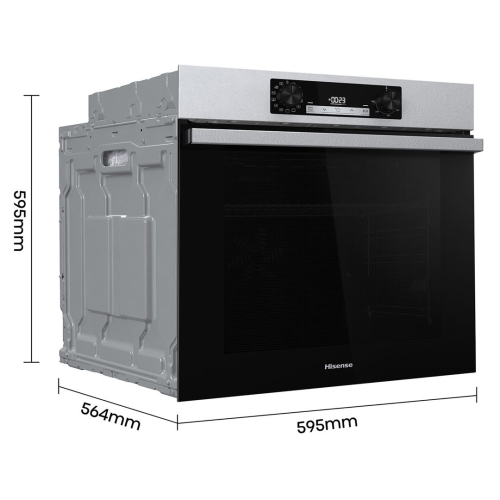 Horno Hisense Multifunción Pirolítico 77L Inox B1642I3EI5PX