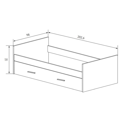 Cama Nido Frontal AURA