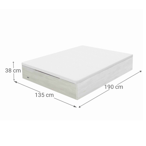 Canapé Abatible 135x190 cm de Madera con Zapatero FLEX