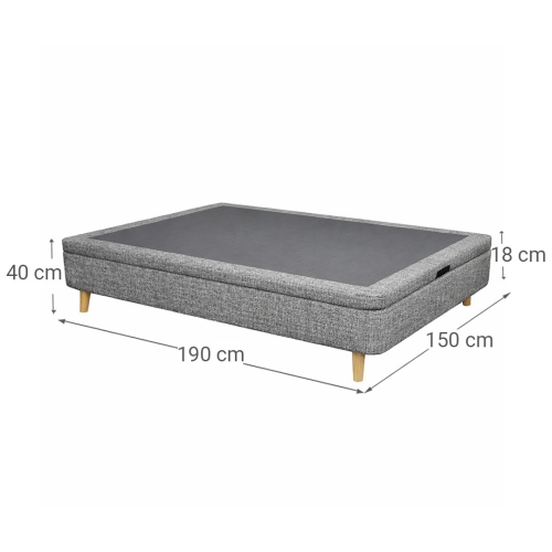 Canapé Abatible D`SUEÑOS modelo CM-0820 150X190