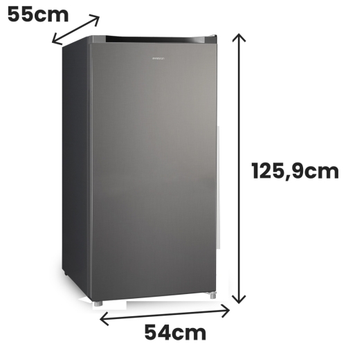 Congelador Vertical INFINITON 140L A++/E Inox 5 Cajones CV140L25XEQ
