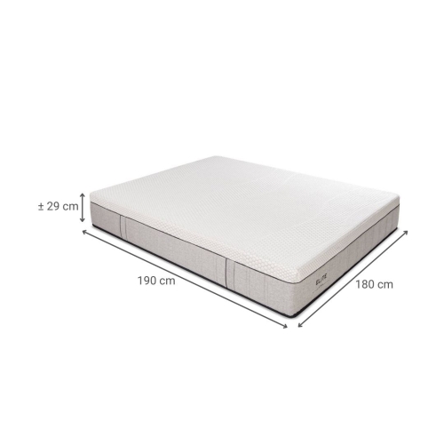 Colchón 180X190 cm de Muelles Ensacados con 3 cm de Visco Flow ELITE NOVA