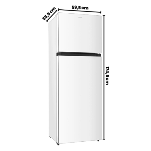 Frigorífico de 2 Puertas INFINITON Defrost Clase E Blanco FG300D75WEJ