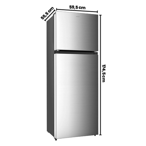 Frigorífico de 2 Puertas INFINITON Defrost Clase E Inox FG300D75XER