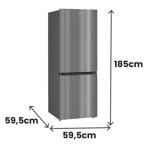Frigorífico Combi INFINITON No Frost Inox 310L E FGC310C85XEP