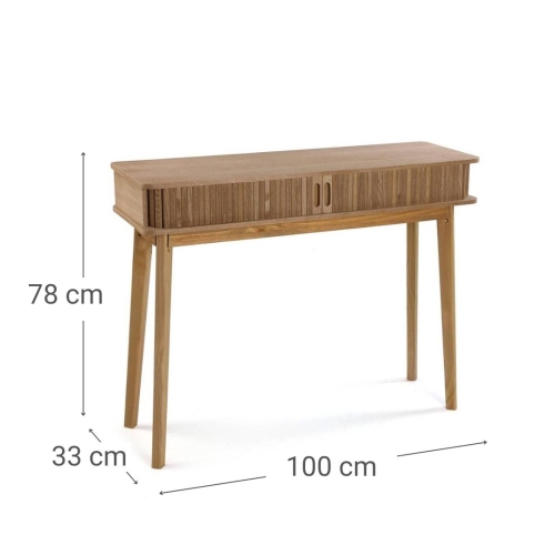 Consola de Madera de Paulownia de 100 cm ELOY 19880042