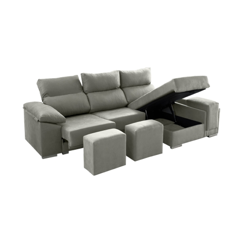 Sof&aacute; 2 plazas con Chaise Longue a la derecha Modelo Kenia