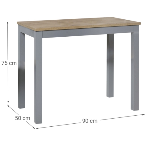 Mesa de Cocina Extensible Carro con Tablero Laminado 656/AL ANDRIA