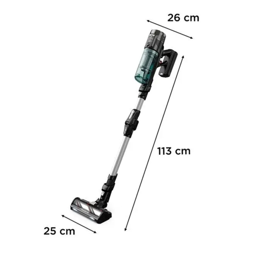 Aspirador Escoba sin Cable Rowenta X-Force Flex 13.60 Allergy RH9A32 + Cepillo Vapor