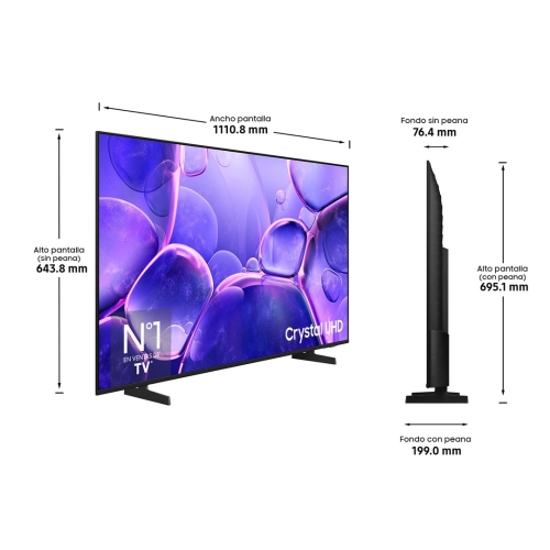 Televisor SAMSUNG 50" 4K UHD Crystal Processor TU50U8005F