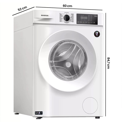 Lavadora de Carga Frontal Inverter 8 Kg Blanca INFINITON WMF84AWH