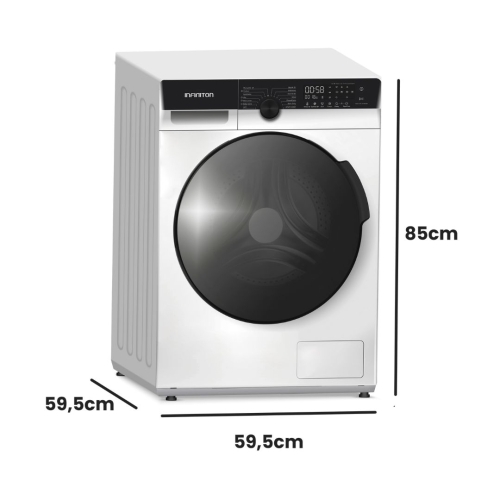 Lavadora INFINITON 12 kg 1400 rpm A+++ Blanca WMG124AWL
